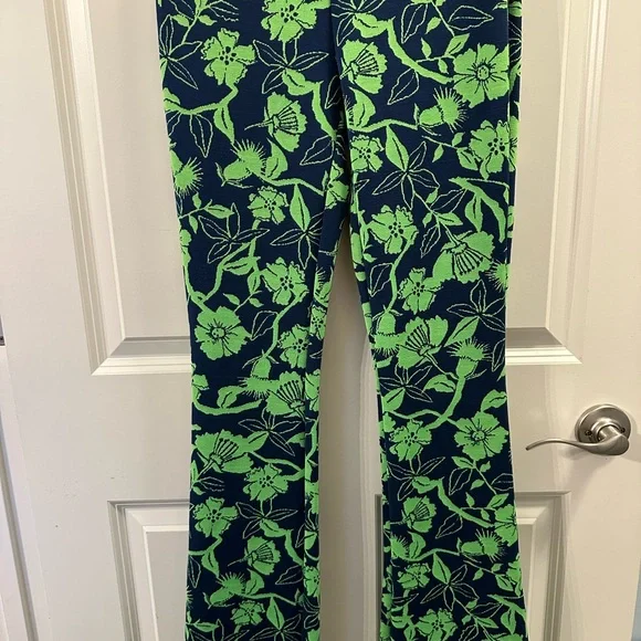 ZARA|Jacquard Pull On Flare Pants|Vintage - Picture 5 of 5